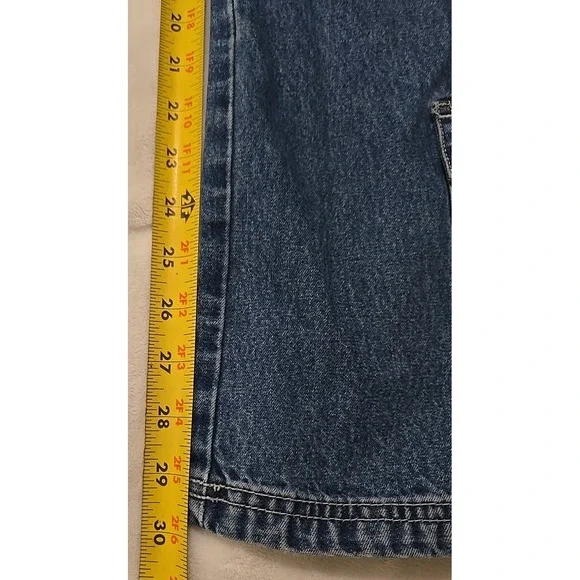 REVOLT Jeans Co. Women's 3 Cargo Denim Streetwear Y2K Utility Skater Distressed - Picture 4 of 13